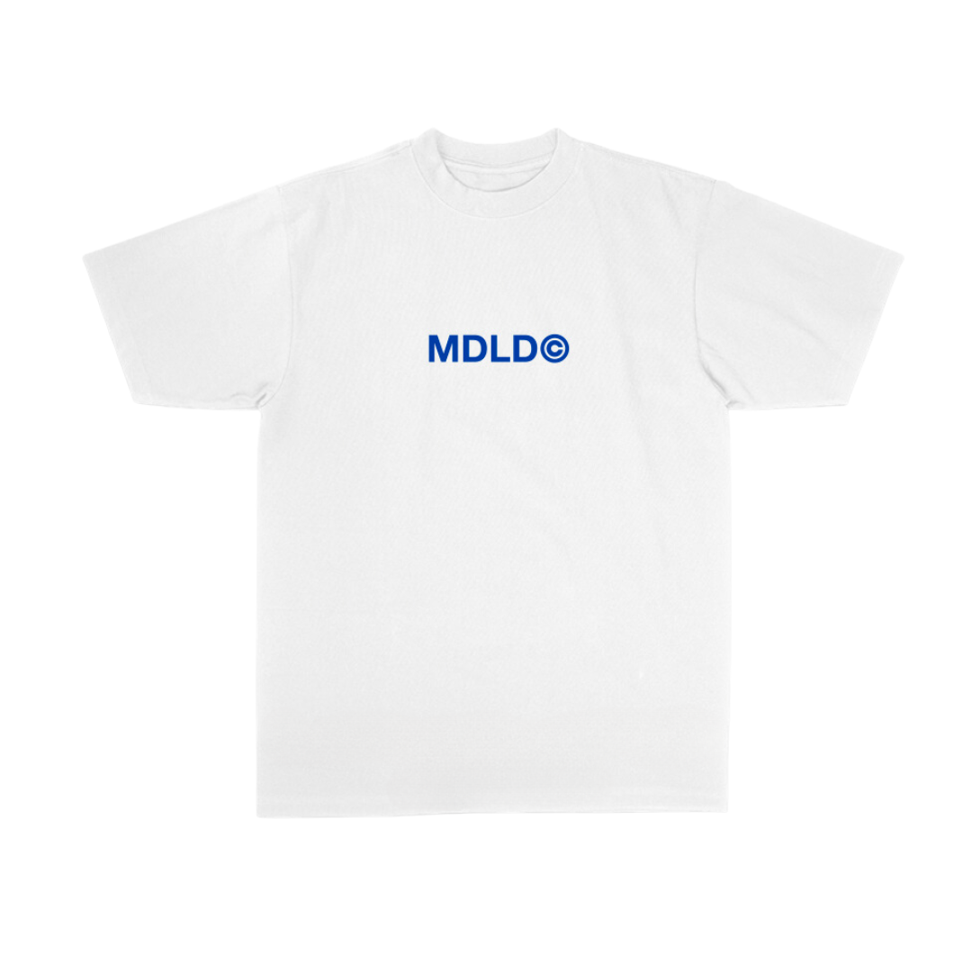 Blue + White MDLD Tee